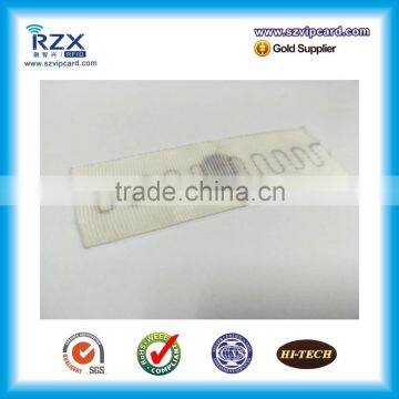 Good performance woven UHF rfid garment/cloth tag for laundry