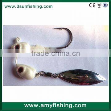 high quality fishing jig head for rubber jig spinner bait buzz bait chatt bait