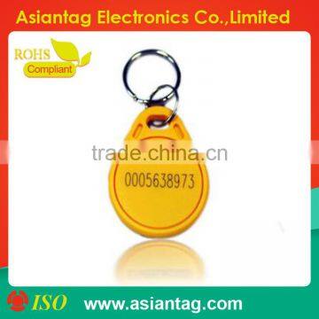 125KHZ ABS T5577 RFID Keyfob for access control