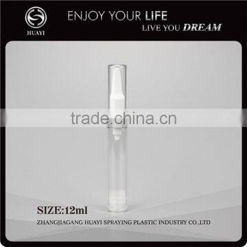 12ml non-spill plastic eye cream airless tube
