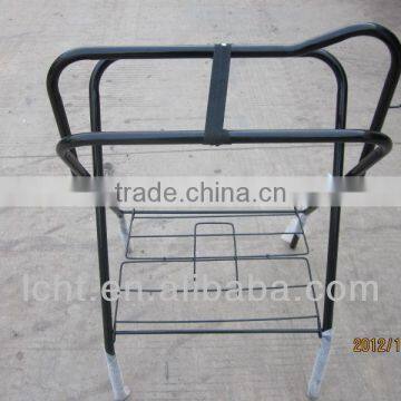 Folding Saddle Rack with metal mesh wire,western saddle/English saddle/horse products