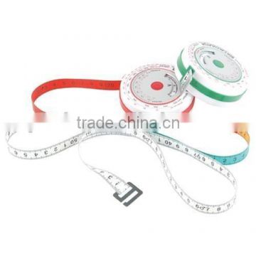 round plastic 50m body measure tape