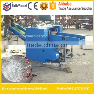 old used fiber carpet cutting recycling machine for sale