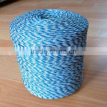 Portable Plastic Electric Cattle Fence Polywire for Sheep/horse/goat/cow Outdoor Fencing