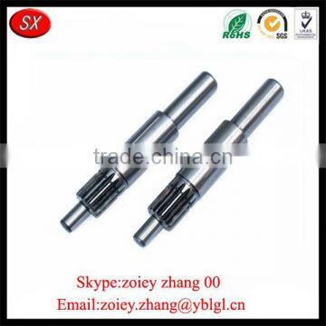 High Precision OEM Sreve Machine Processing Stainless Steel Straight Knurling Shaft photo-2