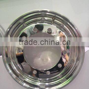 Aluminum Truck Wheel Rim 22.5 x 11.75 /forged Polish Aluminum Truck Wheels 22.5 Alloy Wheel for Truck photo-2