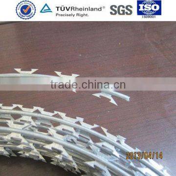 CBT65 concertina razor wire Razor Barbed Wire stainless steel razor wire