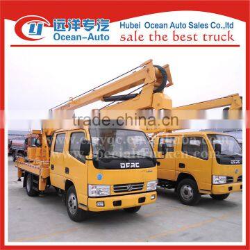 DFAC Double Cab 14-16m High Overhead Working Truck for Sale photo-2