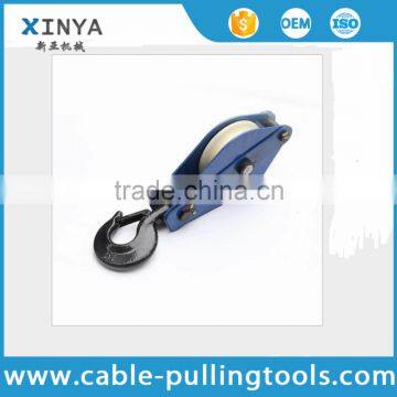 3 Ton Nylon Single Sheave Hoisting Tackle Blocks Snatch Block Hook Type photo-3