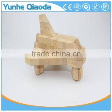 Wood 3D Vehicle Block Airliner 3D Woodcraft Kit Assemble Paint DIY 3D Puzzle Toys for Kids Adults the Best Birthday Gift photo-4