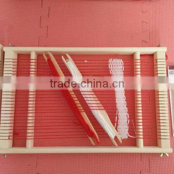 Kids traditional toy creative wooden weaving loom chinese manufacturer