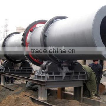 Silica sand rotary drum dryer horizontal type