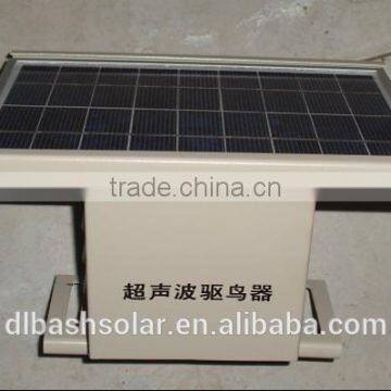 Eco-Friendly professional ultrasonic solar rechargeable electric bird scare pest fence animal repeller