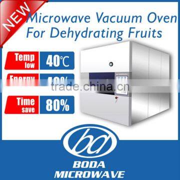 batch type microwave vacuum oven for dehydrating fruits