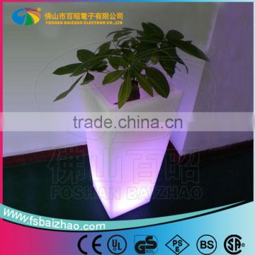 Colors changing Iluminated LED garden outdoor planter Flower Pot Light