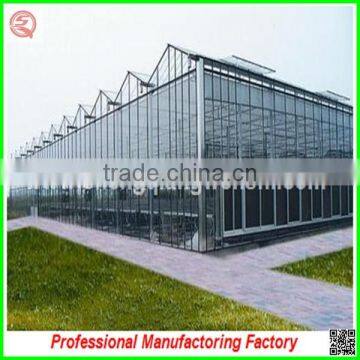 Hot Sale Multi-span Glass Agricultural Greenhouse for Garden photo-2