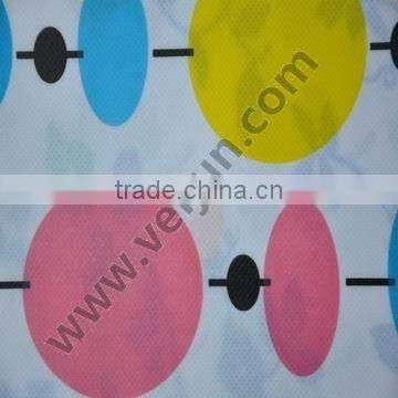 Coated nonwoven fabric for table cover