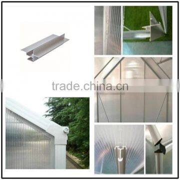 hollowing section aluminum profiles used in greenhouse frame