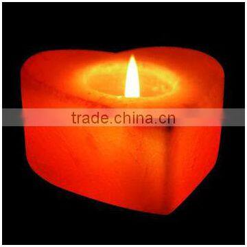Rock Salt Candle Holder