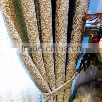 Medusa Style Living Room Colourful Curtains/ Luxury Embroidery Elegant Bedroom Entrance Door and Window Curtains With Valance photo-3