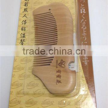 100%Nature Peach Wooden Combs 11.5*4.5