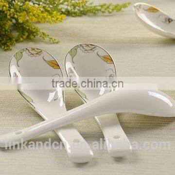 SP1534 high quality bone china soup spoon