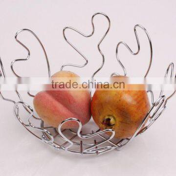 Wholesale Hot Sale Semicircle Stainless Steel Fruit Basket,Fruit Basket BSCI photo-4