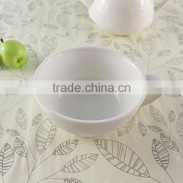 Custom Design Ceramic Tea Set White Porcelain Tea For One Teapot and Cup photo-6