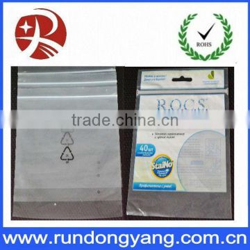 Good quality plastic packaging bags with zipper