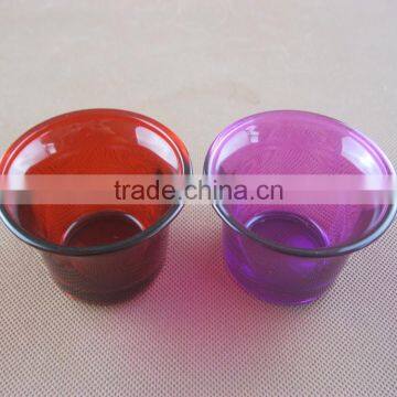 50ml Red Glass Candle Jar Candle Holder Jar photo-4