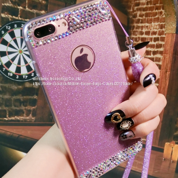 Promotion Gifts Silicone Cell Phone Case Diamond Mobile Phone Cases for IPhone7/7Plus/6/6s/6plus/6splus Tpu Soft Case photo-5