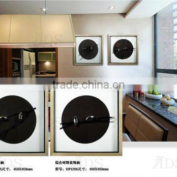 Frame Handmade Art Clay Silver Wall Art Painting for Home Decoration photo-2