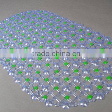 China Cheapest Leaf Texture Hot Sale Pvc Free Foam Bath Mat