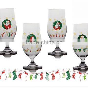 Fancy Hand Painted Wine Glass photo-2