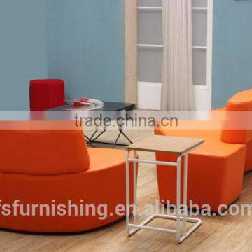 Amazing High Fashion Project Furniture Modern Colorful Backrest Sofa Chair Free Style Waiting Seats for Shopping Center photo-4