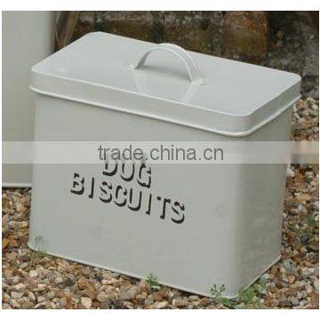 Metal Dog Food Container