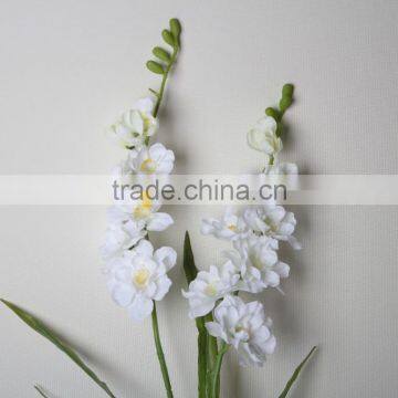 Two Branches Handmake Artificial Fabric Orcihd for Decoration photo-4