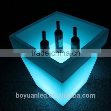 Plastic Material Led Flower Pot With IR Remote Control, Plastic Big Outdoor Led Flower Pots photo-4