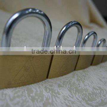 Thin Type Brass Padlock,3pcs brass keys