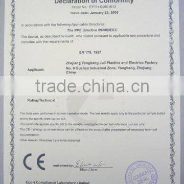 CE Certificate for fashield visor