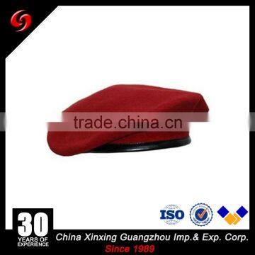 High Quality 90g Australia Imported Wool Eagle Berets Hats Soldiers Men's Beret in Different Color photo-4