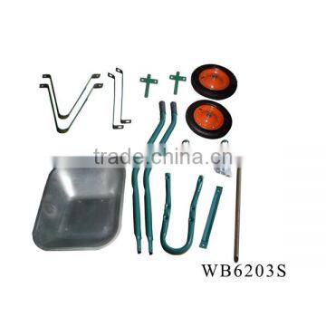 WANTAI Industrial Heavy Duty Wheelbarrow WB6203S Price Construction Tools Wheel Barrow photo-6