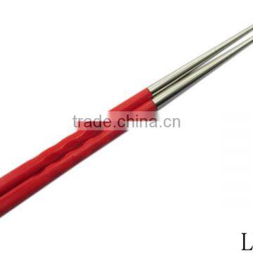 2016 New Arrival Colorful Metal Chopsticks With the Plastic Handle