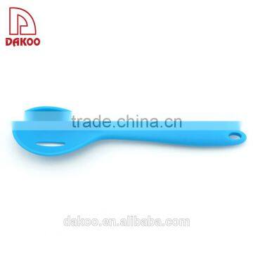 Integrated Seamless Design Silicone Handle Slotted Spoon