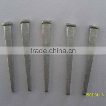 Cut Steel Nails flat tapered nail for concrete or brick