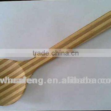 2016 newest natural bamboo stripe kitchen accessory scoop