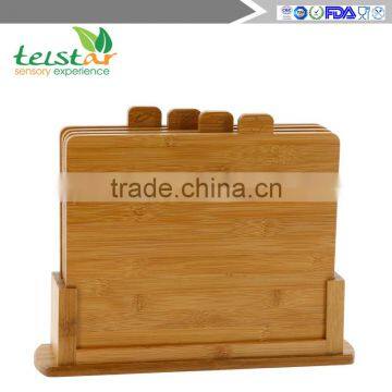 Bamboo Index Cutting Boards- All Natural Chopping Board With 4 Index Tabs by Good Cooking photo-5