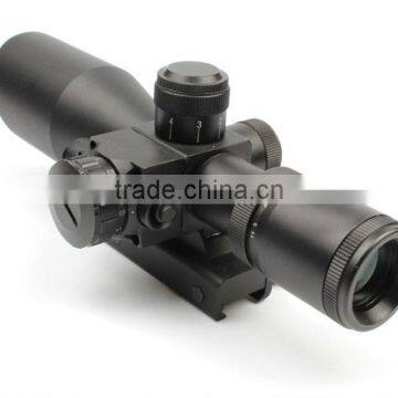 New Compact 2.5-10X32 Riflescope Red Green Mil-Dot Reticle With Side Attached Red Laser Sight Scope Combo (FDA Certified) photo-3