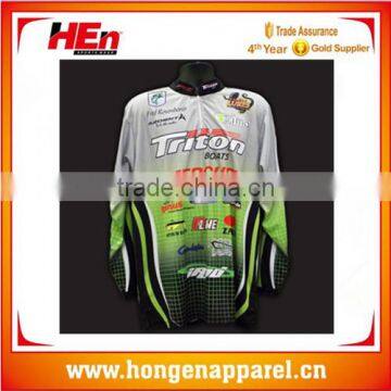 HongEn Apparel Wholesale Children's Fishing Jerseys Fishing Wear Fishing Shirts