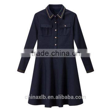 New Winter Embroidery Office Dress for Women Work Wear Lady Formal photo-6